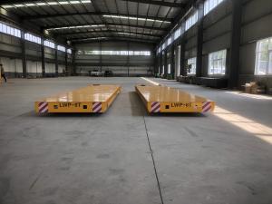 陜西客戶定制載重8噸無(wú)軌電動(dòng)平車